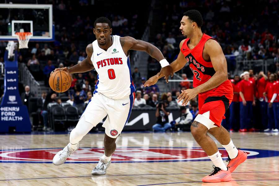 Jalen Duren (l.) wird den Detroit Pistons vorerst fehlen. Jalen Duren (l.) wird den Detroit Pistons vorerst fehlen.