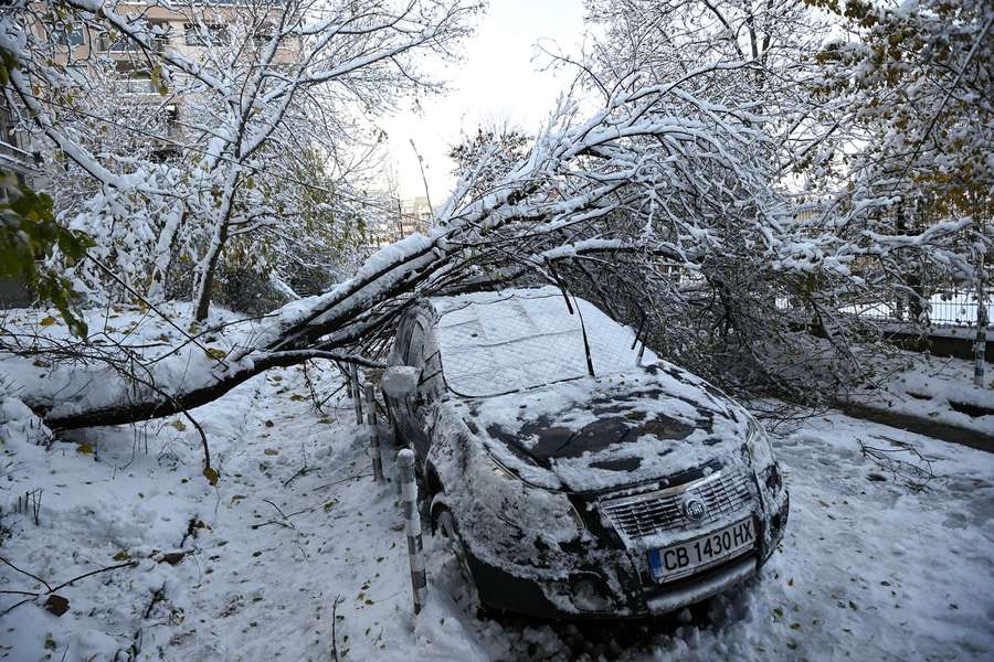 O inverno provocou paralisações em toda a Bulgária