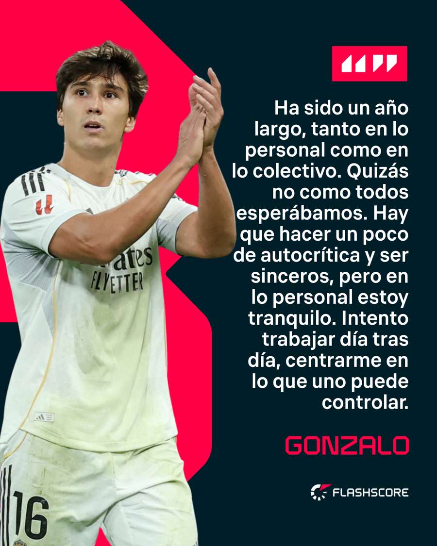 Las palabras del jugador