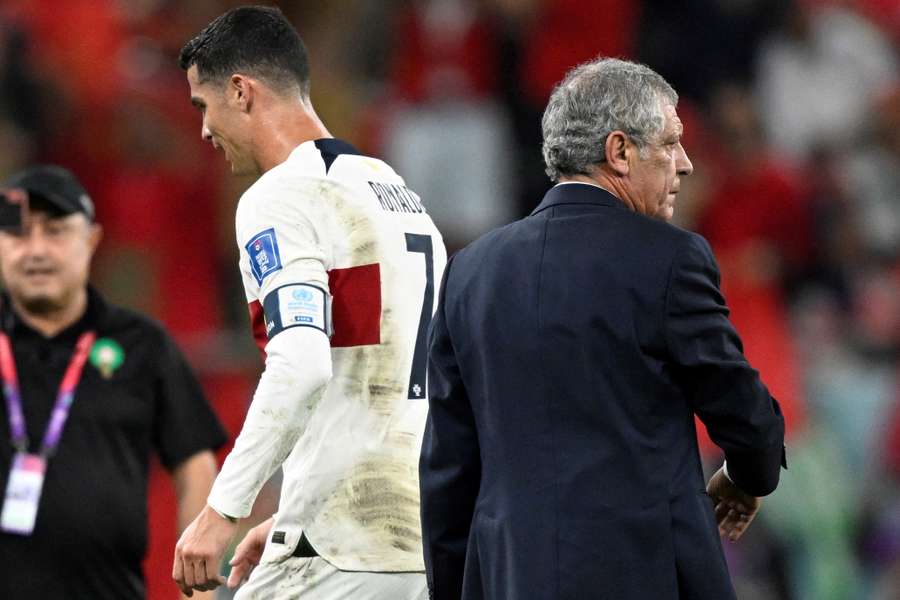 Cristiano Ronaldo desentendeu-se com Fernando Santos Cristiano Ronaldo desentendeu-se com Fernando Santos