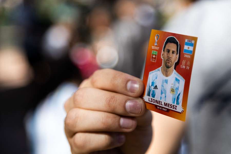 Un card cu Lionel Messi pentru Cupa Mondială