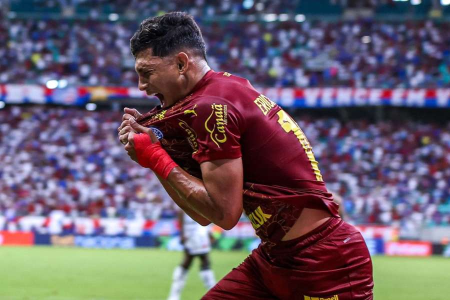 Erick Pulga garantiu o triunfo do Bahia sobre o Vasco