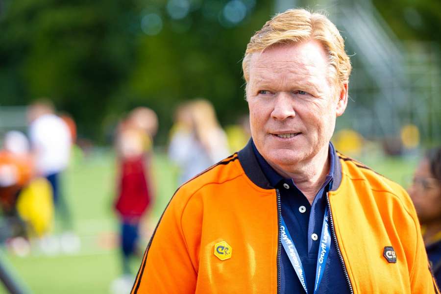 Ronald Koeman kan zijn borst nat maken wanneer hij over een paar weken voor de tweede keer bondscoach van Oranje is