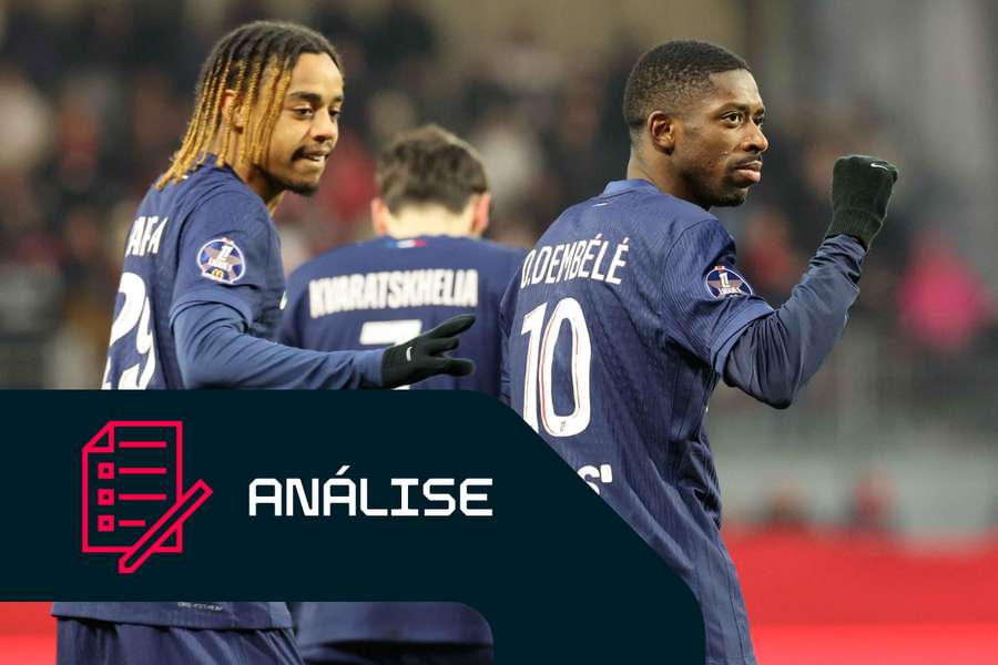 Ousmane Dembélé é o líder do ataque do PSG