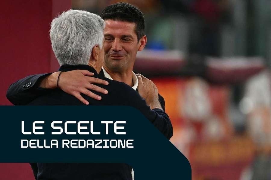 Gian Piero Gasperini e Christian Chivu