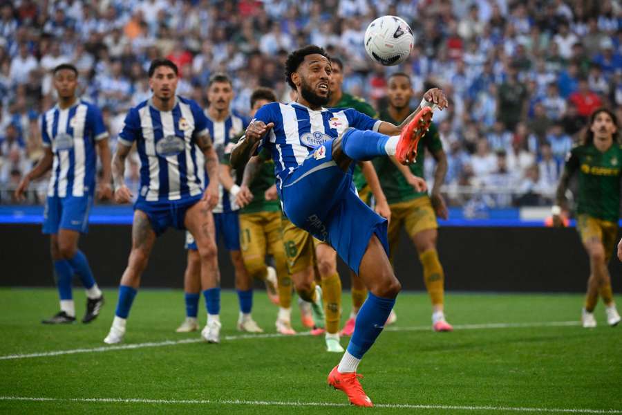 Aubameyang, en el partido ante el Betis Aubameyang, en el partido ante el Betis