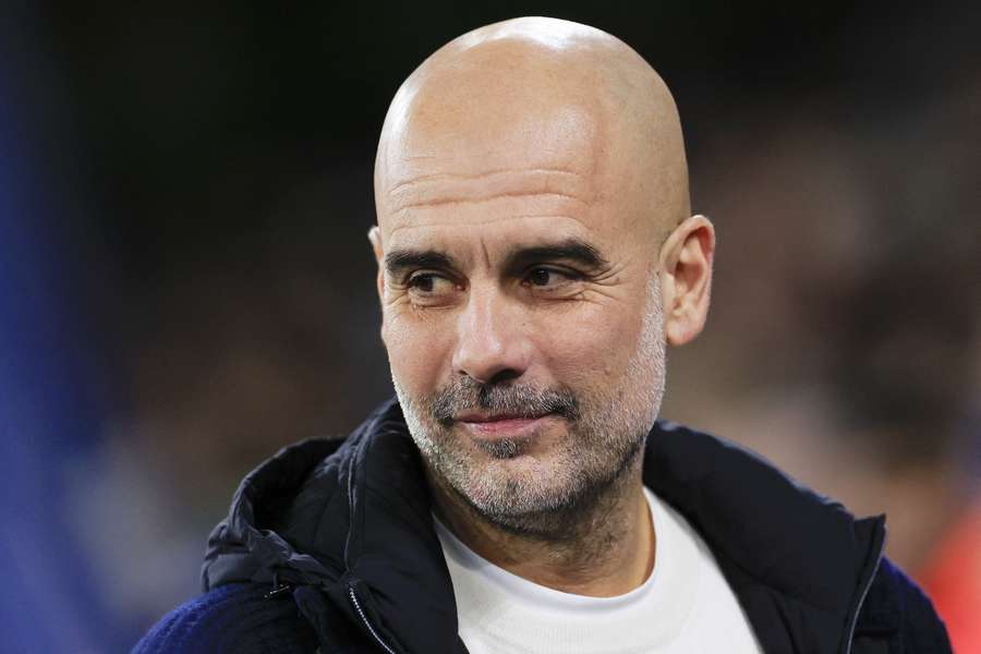 Guardiola à l'Etihad mercredi.
