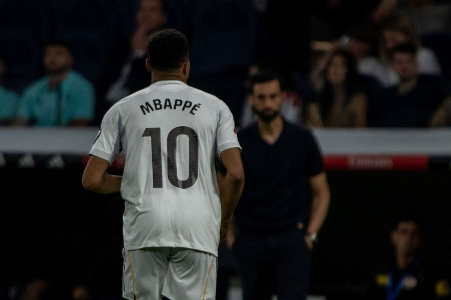 Mbappe and former Real Madrid boss Alvaro Arbeloa Mbappe and former Real Madrid boss Alvaro Arbeloa