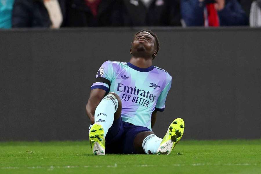 Bukayo Saka s-a accidentat în meciul cu Crystal Palace