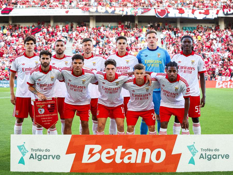 O onze do Benfica O onze do Benfica