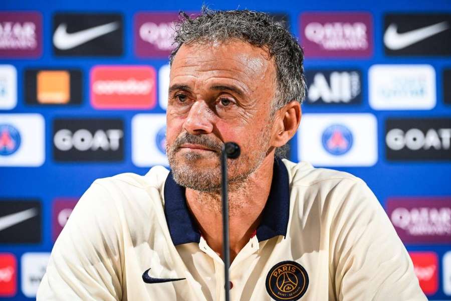 PSG coach Luis Enrique