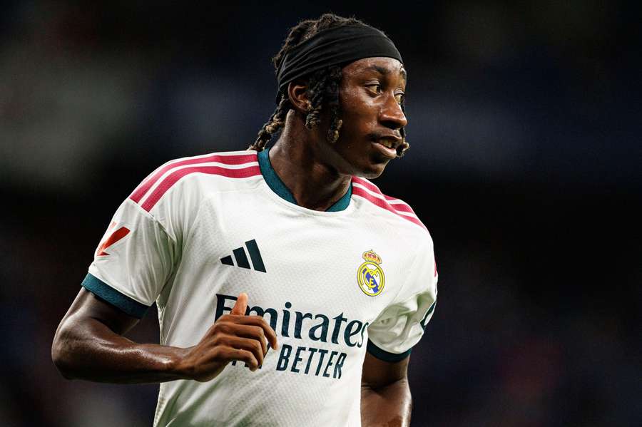 Real Madrid winger Yan Diomande. Real Madrid winger Yan Diomande.