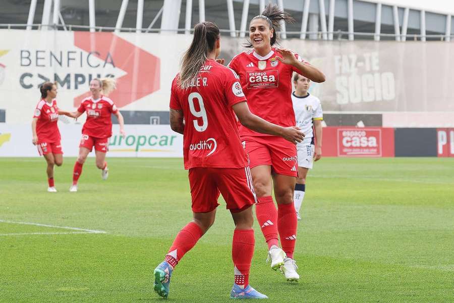 Nycole Raysla fez um dos golos do Benfica