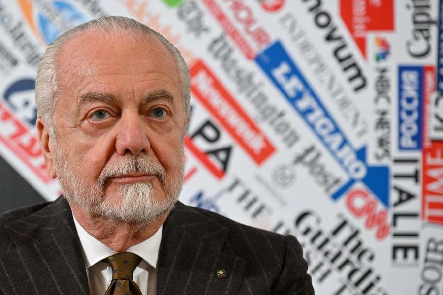 De Laurentiis wil mediarechten niet kwijt en hoopt op Super League-variant