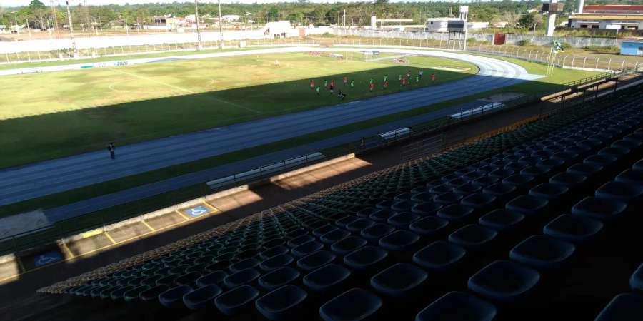 Estádio do Trem, em Macapá Estádio do Trem, em Macapá