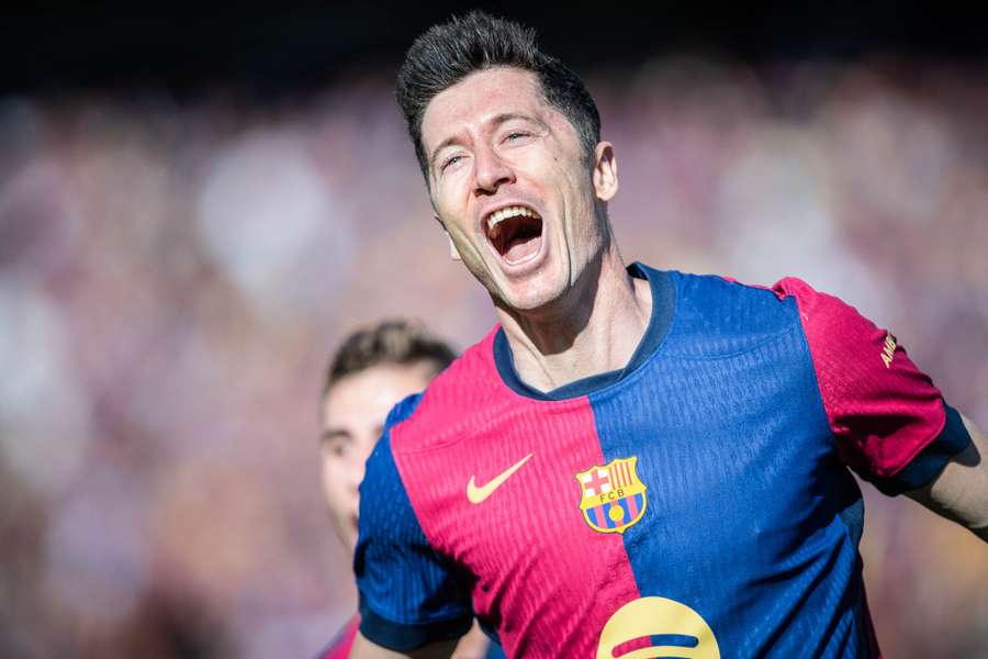 Lewandowski celebrates 