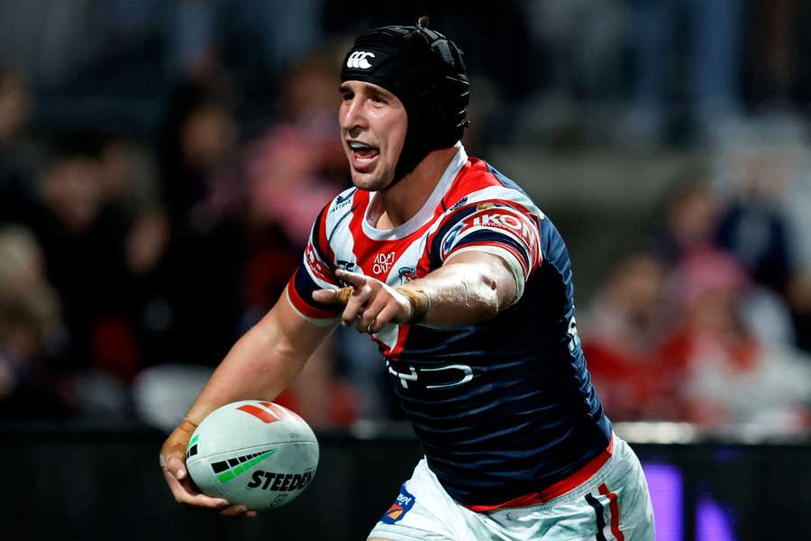 Victor Radley during the Sydney Roosters' Round 19 game against St George Illawarra Dragons. 