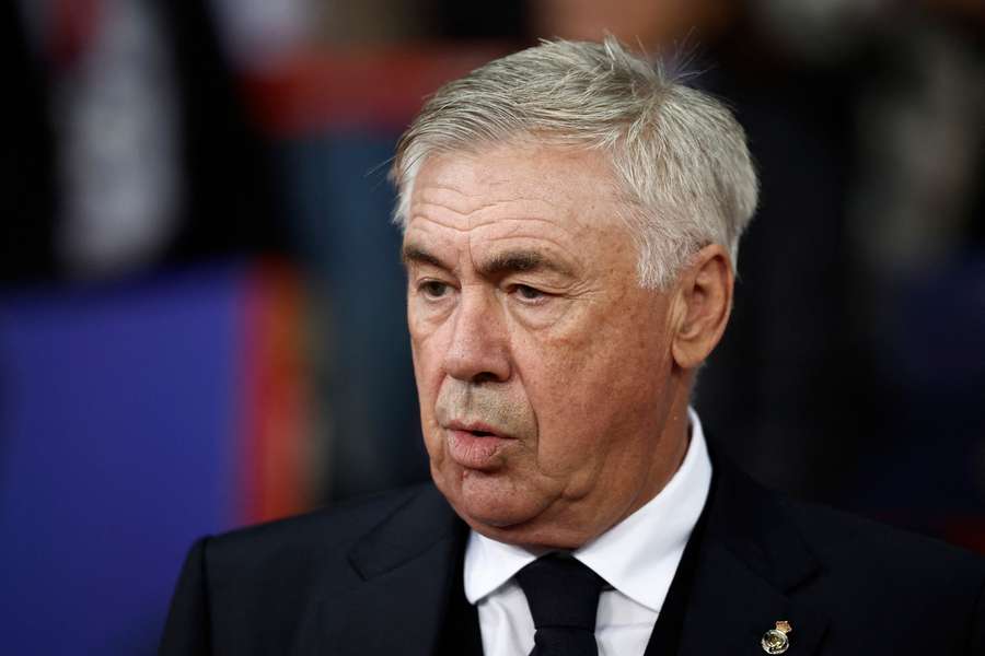 Carlo Ancelotti admite que a sua equipa mereceu perder