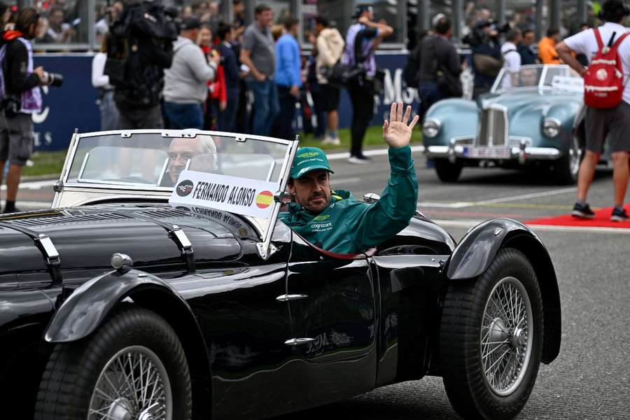 Alonso, en Bélgica 