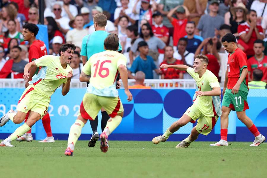 Espanha volta a fazer uma final olímpica no futebol masculino