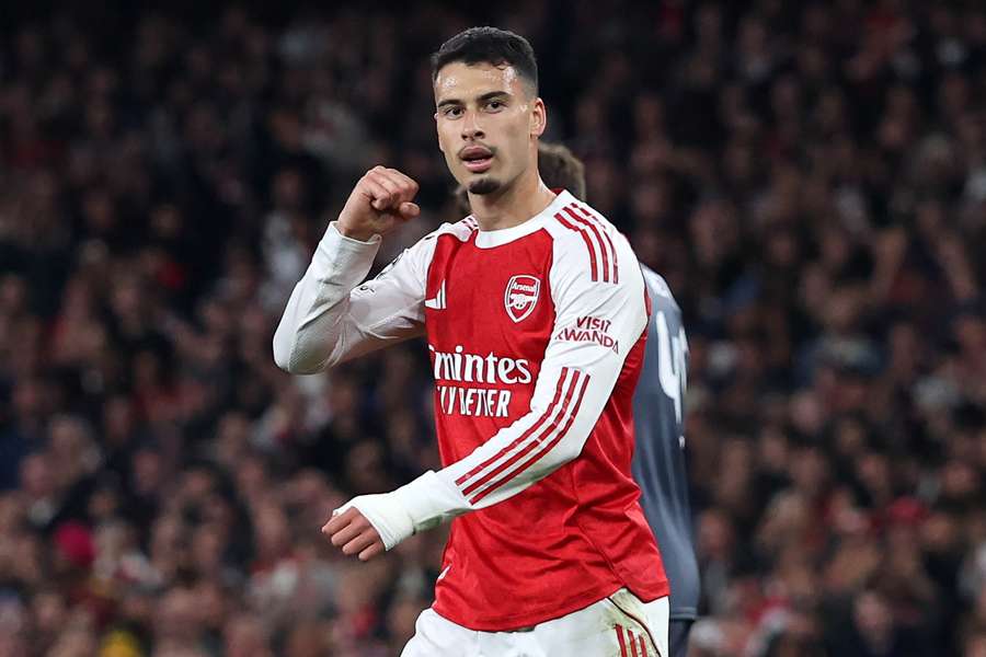 Martinelli fez seu segundo gol na Champions em dois jogos