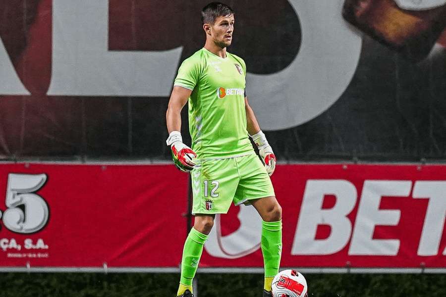 Tiago Sá, guarda-redes do SC Braga Tiago Sá, guarda-redes do SC Braga