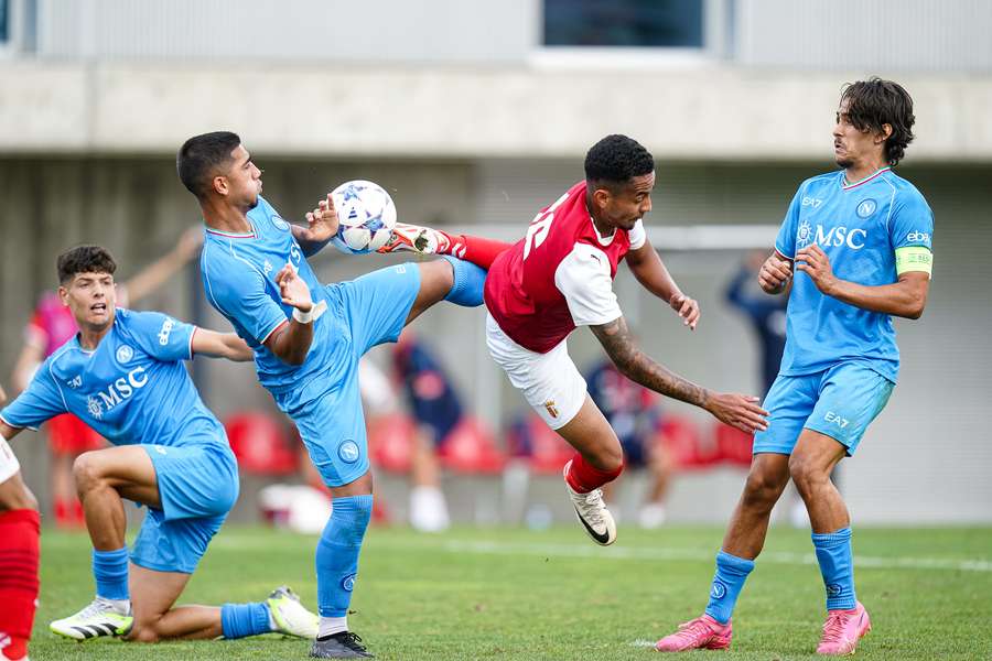 SC Braga foi sempre superior ao Nápoles