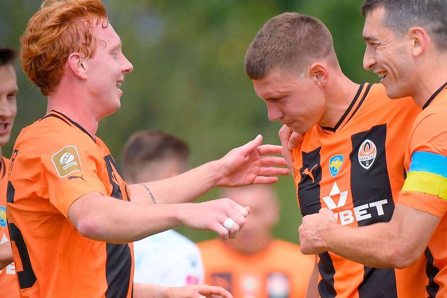 Shakhtar Donetsk venceu e fez a festa