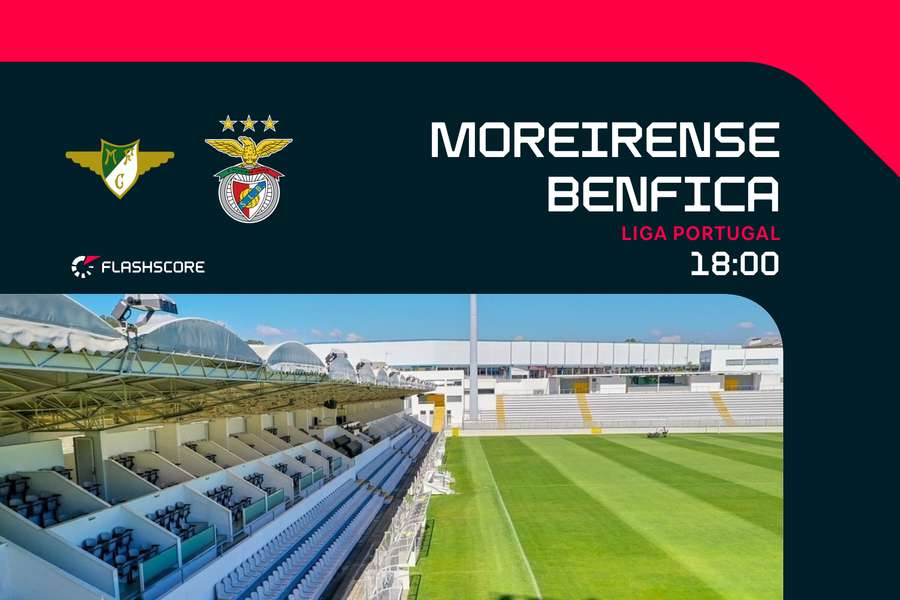 Estádio Comendador Joaquim de Almeida Freitas recebe o Moreirense-Benfica