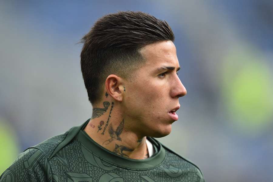 Enzo Fernandez en mars dernier. Enzo Fernandez en mars dernier.