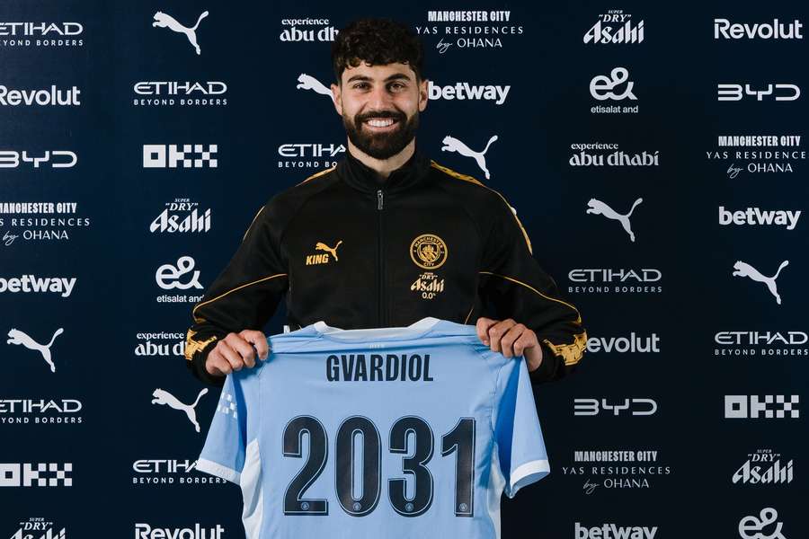 Zagueiro Josko Gvardiol renova com o Manchester City até 2031