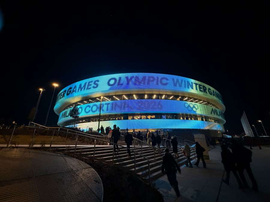 Santa Giulia Arena před začátkem zápasu Švédska s Itálií. Santa Giulia Arena před začátkem zápasu Švédska s Itálií.