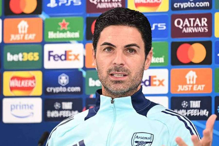 Kouč londýnského Arsenalu Mikel Arteta