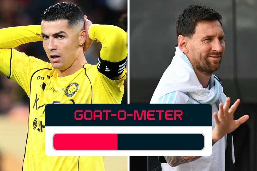 Das dieswöchige GOAT-o-Meter zwischen Cristiano Ronaldo und Lionel Messi