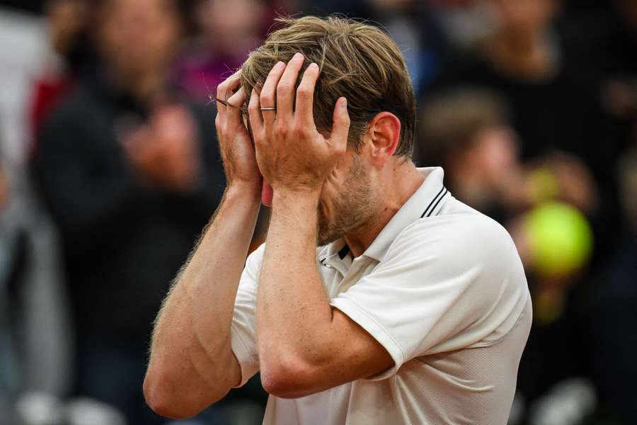 David Goffin à Roland-Garros, ce début de semaine. David Goffin à Roland-Garros, ce début de semaine.