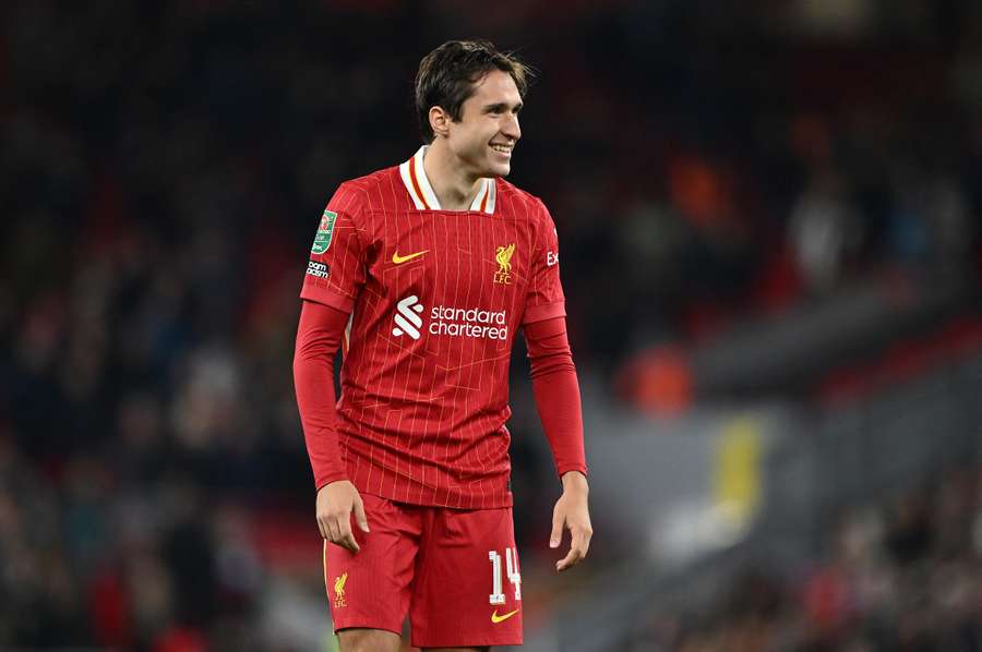 Federico Chiesa ao serviço do Liverpool