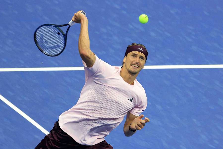 Alexander Zverev, cette nuit. Alexander Zverev, cette nuit.