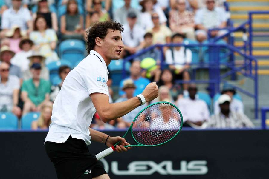 Humbert celebra un punto