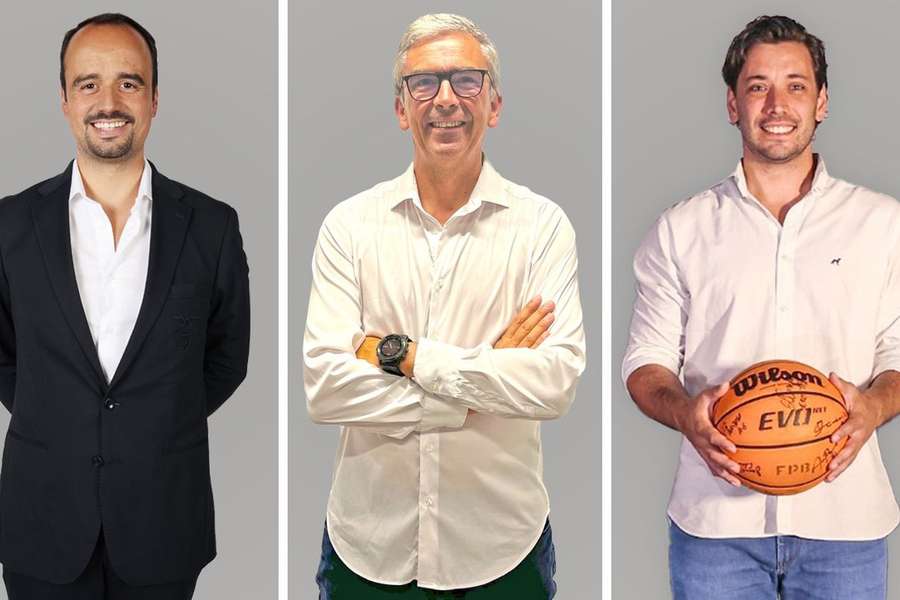 Miguel Campos, José Jardim e Tomás Barroso são os coordenadores das modalidades de pavilhão