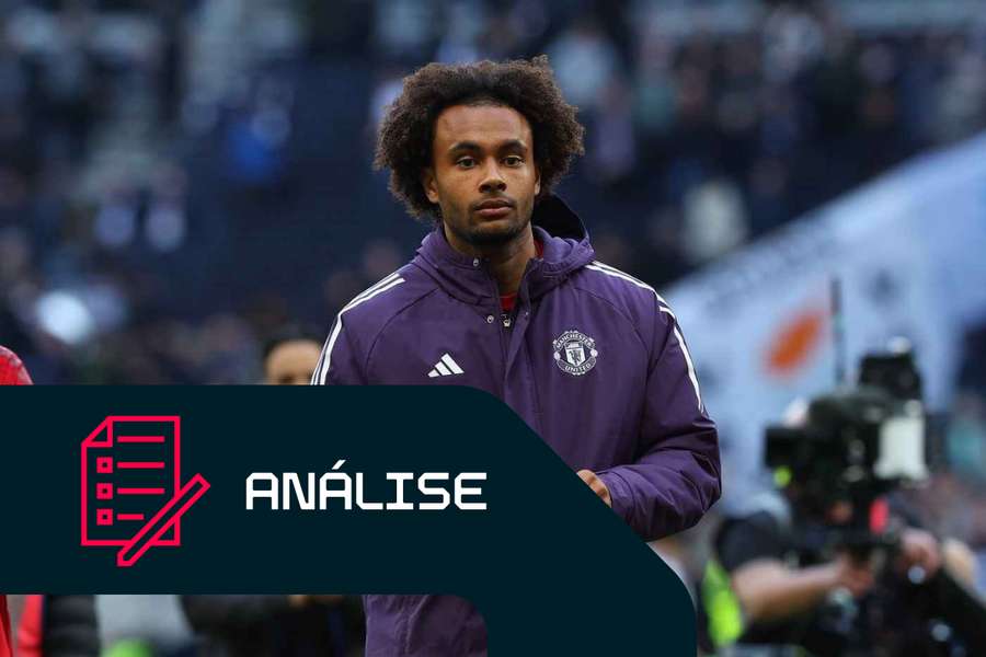 Joshua Zirkzee após o jogo com o Tottenham Joshua Zirkzee após o jogo com o Tottenham