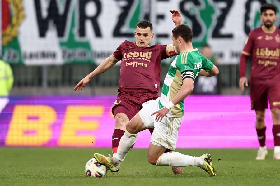 Ujęcie z meczu Lechia Gdańsk – Piast Gliwice