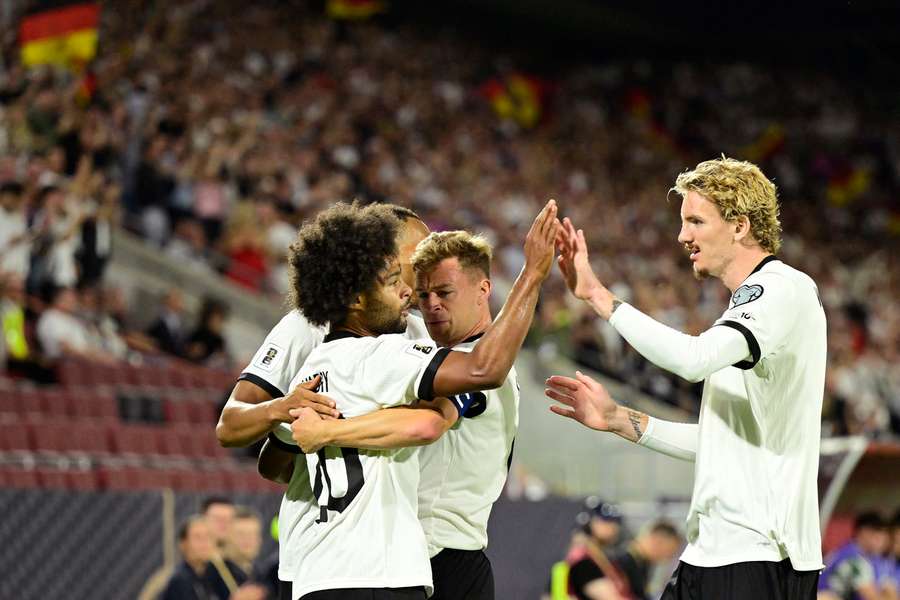 Gnabry abriu o marcador para a Alemanha