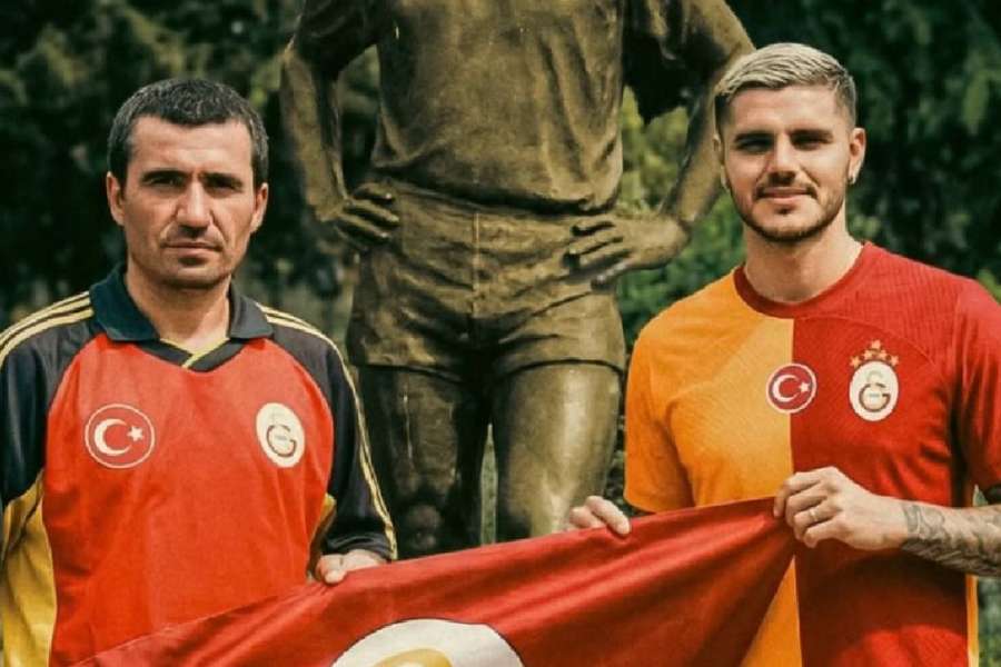 Gheorghe Hagi și Mauro Icardi