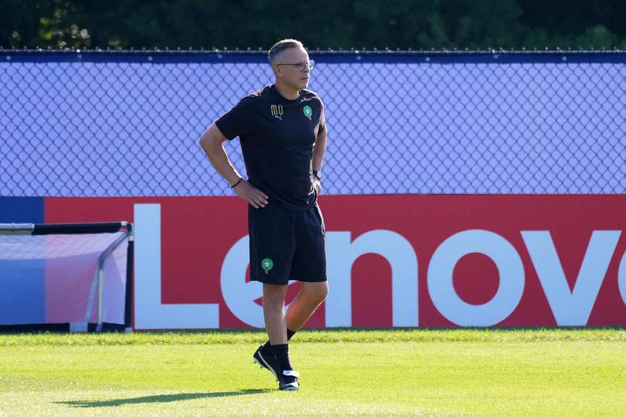 Mohamed Ouahbi à l'entrainement, ce mercredi. Mohamed Ouahbi à l'entrainement, ce mercredi.