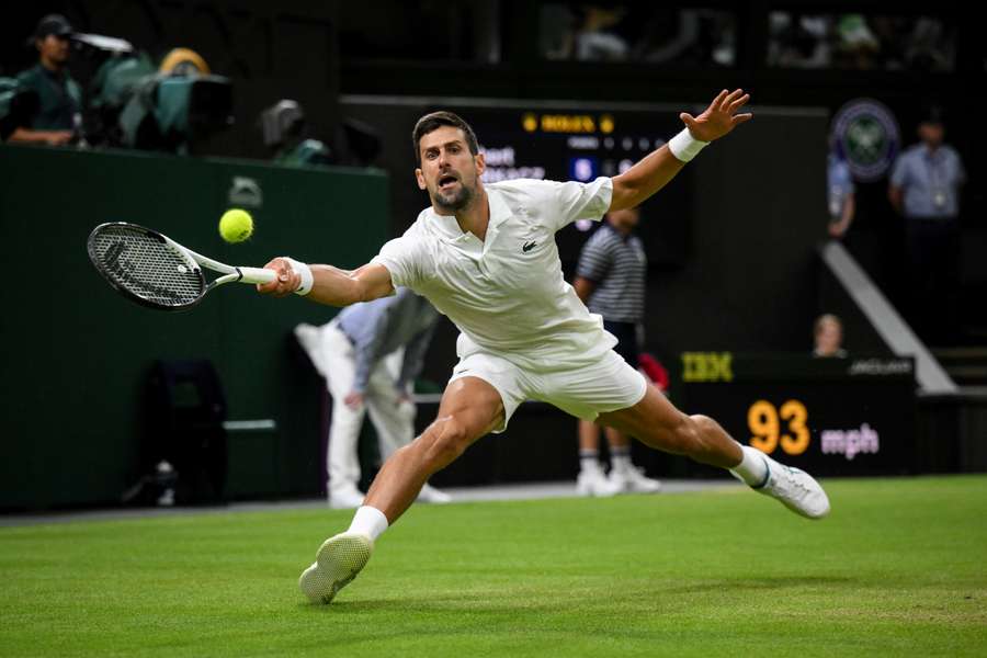 Djoko ganhou seu 32º jogo na grama londrina