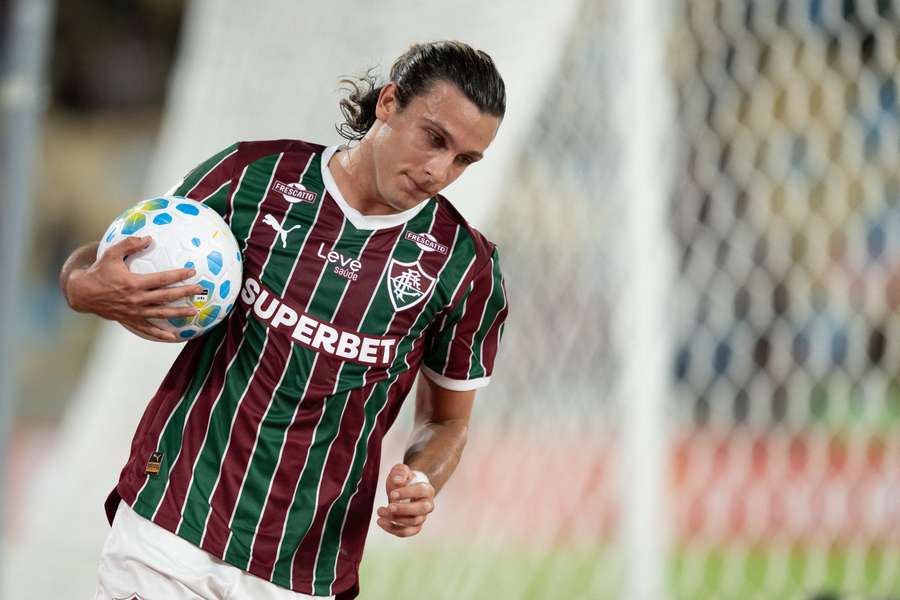 Canobbio, do Fluminense, em partida contra o Operário pela Copa Betano do Brasil. Canobbio, do Fluminense, em partida contra o Operário pela Copa Betano do Brasil.