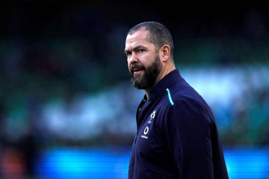 Andy Farrell will lead Ireland into the World Cup as coach