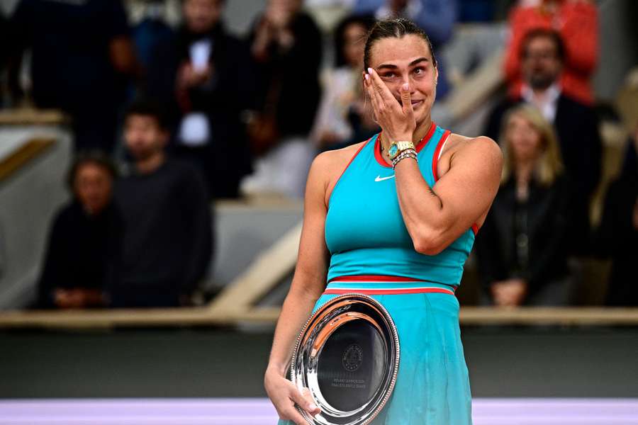 Sabalenka, subcampeona de Roland Garros. Sabalenka, subcampeona de Roland Garros.