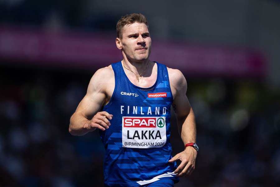 Elmo Lakka is through to the semi-finals of the 110m hurdles Elmo Lakka is through to the semi-finals of the 110m hurdles