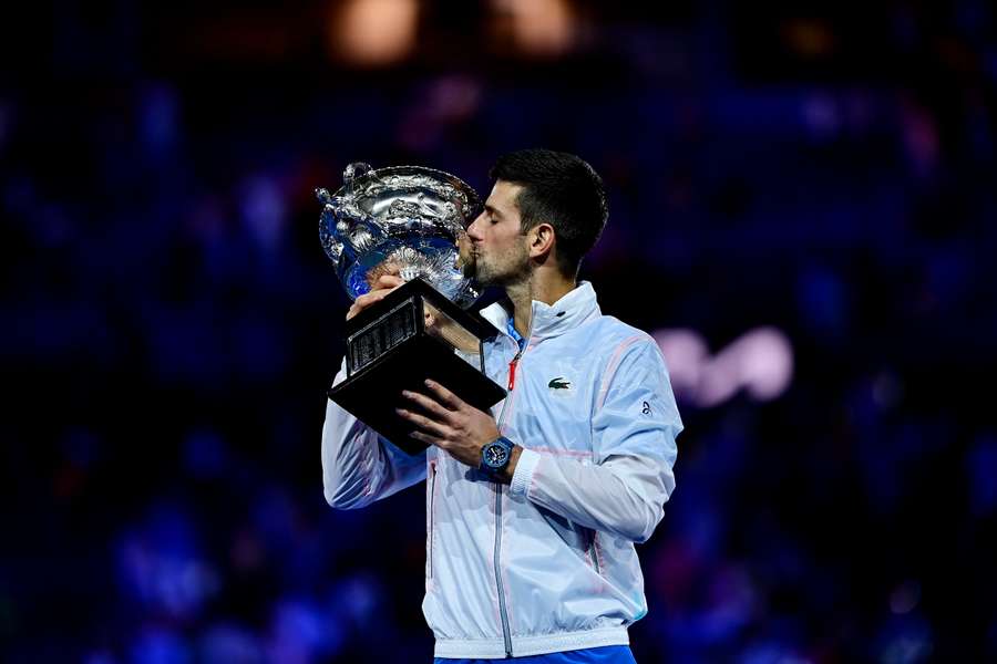 Novak Djokovic conquistou o seu 10º título no Australian Open em 2023